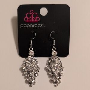 Paparazzi "Cosmically Chic" rhinestone dangle earrings New